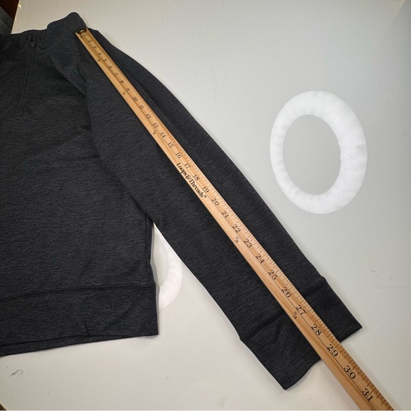 Bonobos Golf Shirt Men's Medium Gray Performance Stretch 1/4 Zip Long Sleeve - Picture 8 of 12